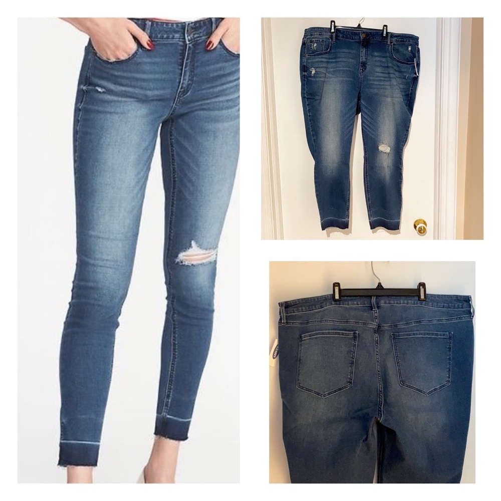 🆕 OLD NAVY Rockstar Skinny Ankle Jeans !!!   NEW w/ Tags!!! Size 20